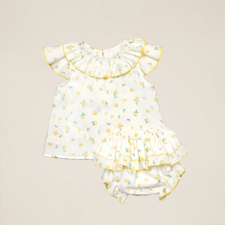 Blusa de cuello fruncido Lemonade