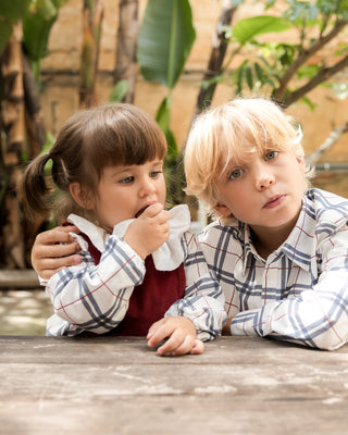 PETO PANA BURDEOS BEBÉ NIÑA