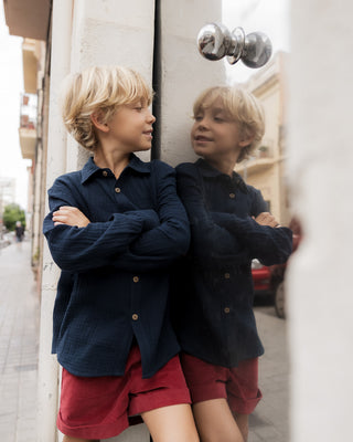CAMISA NIÑO BAMBULA BLEU