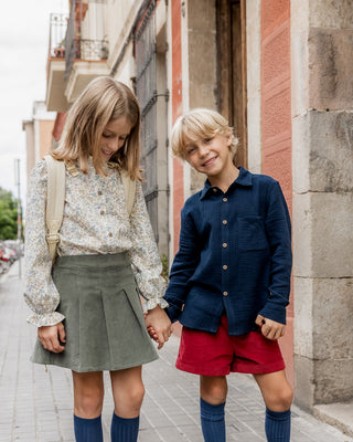BLUSA NIÑA CUELLO CHIMENEA FLORIN