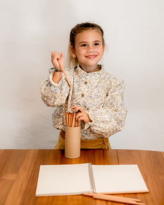 BLUSA NIÑA CUELLO CHIMENEA FLORIN