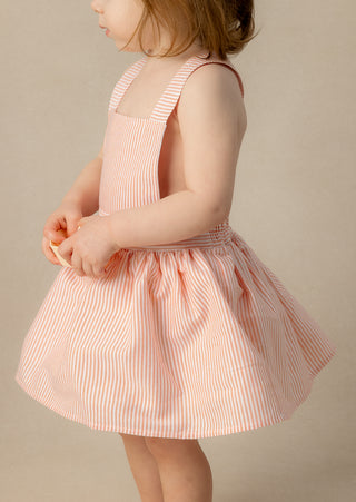 Peto falda volante Orange Stripes