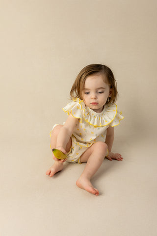 Blusa de cuello fruncido Lemonade