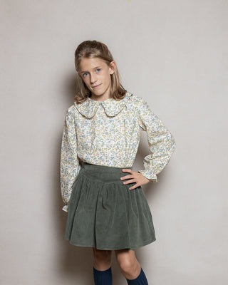 BLUSA NIÑA CUELLO FLORIN