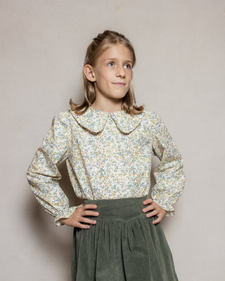 BLUSA NIÑA CUELLO FLORIN