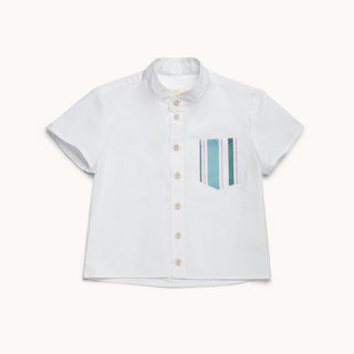 CAMISA NIÑO BLANCA RIVIERA