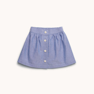 FALDA NIÑA CHAMBRAY
