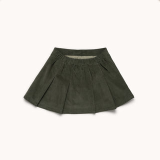 FALDA TABLAS NIÑA PANA OLIVE