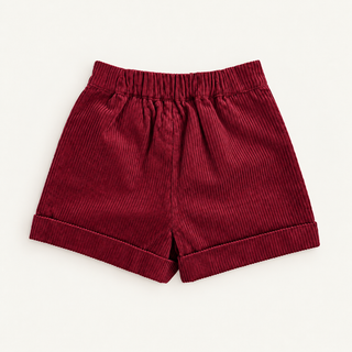 PANTALÓN CORTO LEO GRANATE