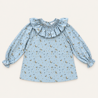 BLUSA NIÑA AINA CELESTE