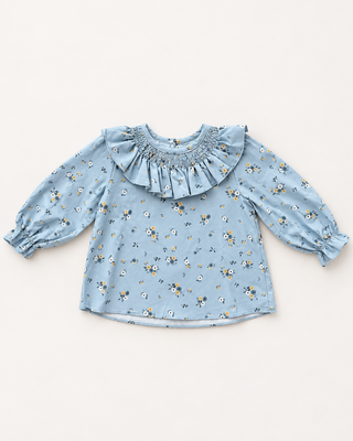 BLUSA NIÑA AINA CELESTE