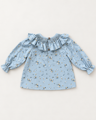 BLUSA NIÑA AINA CELESTE
