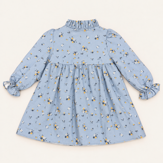 VESTIDO INÉS CELESTE